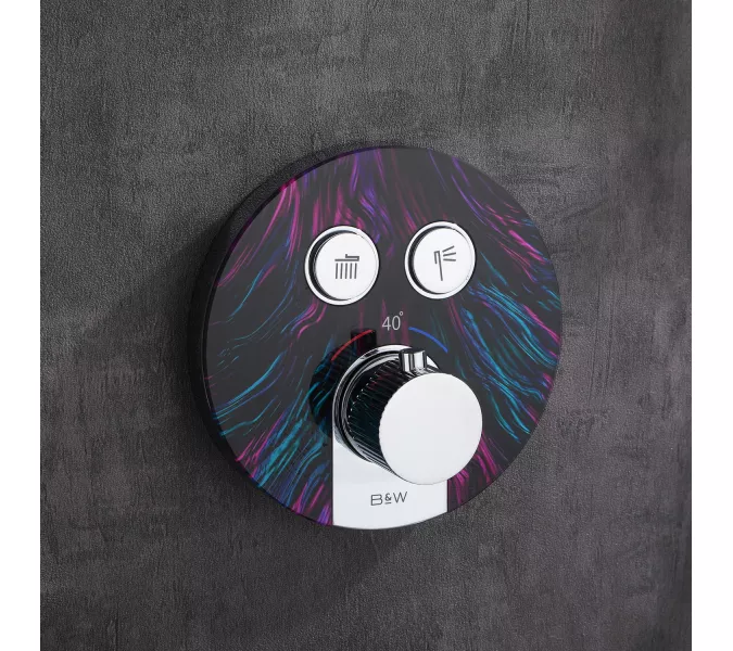 Встроенная душевая система Black & White GH-9401-MC, изображение 6