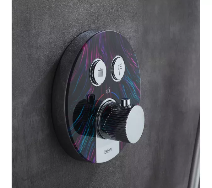 Встроенная душевая система Black & White GH-9401-MC, изображение 7