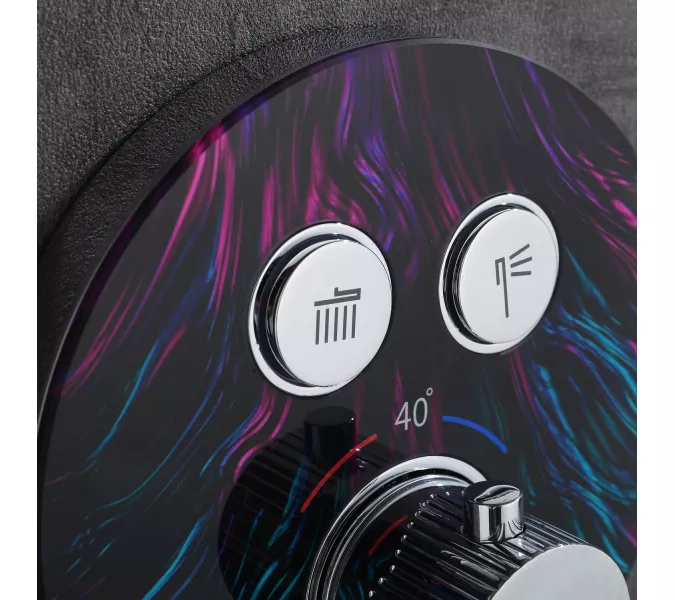 Встроенная душевая система Black & White GH-9401-MC, изображение 10