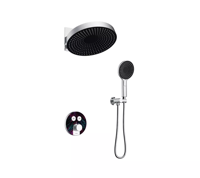 Встроенная душевая система Black & White GH-9401-MC