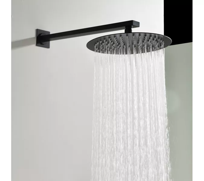 Встроенная душевая система Black & White GL-9105-MB, Выбрать цвет: Черный, изображение 9