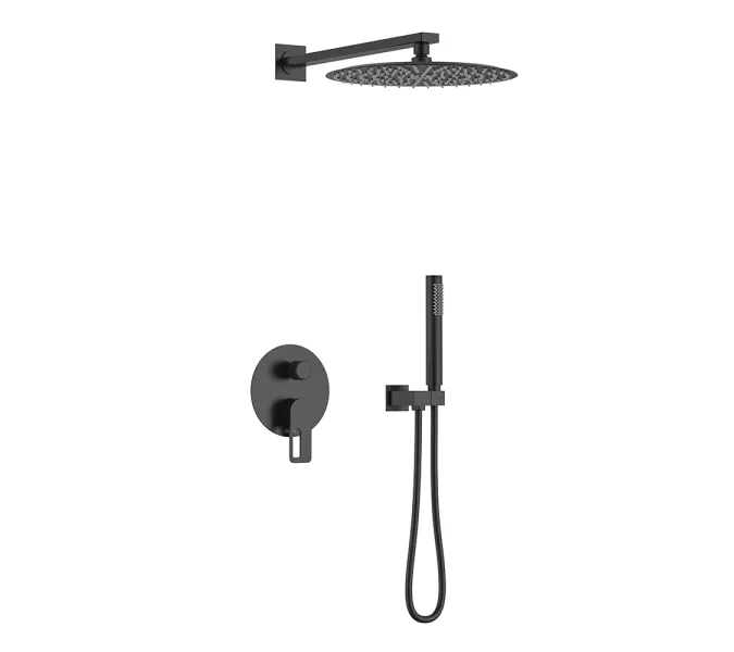 Встроенная душевая система Black & White GL-9105-MB, Выбрать цвет: Черный