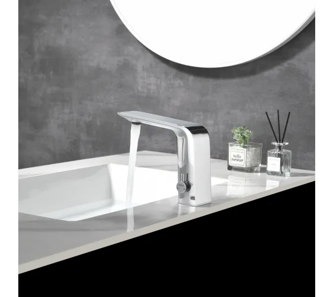 Смеситель для раковины сенсорный Black&White GS-7101-C, Выбрать цвет: Хром, изображение 8