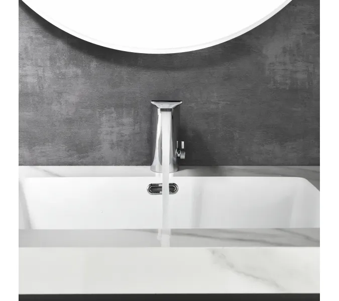 Смеситель для раковины сенсорный Black&White GS-7101-C, Выбрать цвет: Хром, изображение 11