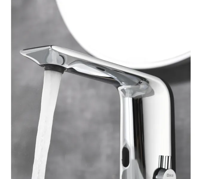 Смеситель для раковины сенсорный Black&White GS-7101-C, Выбрать цвет: Хром, изображение 2