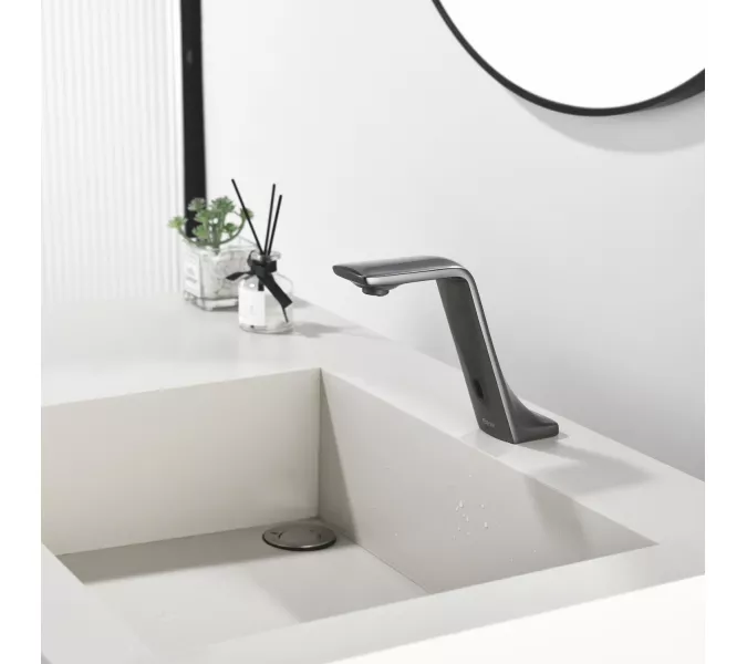 Смеситель для раковины сенсорный Black&White GS-7102-MB, Выбрать цвет: Черный, изображение 3