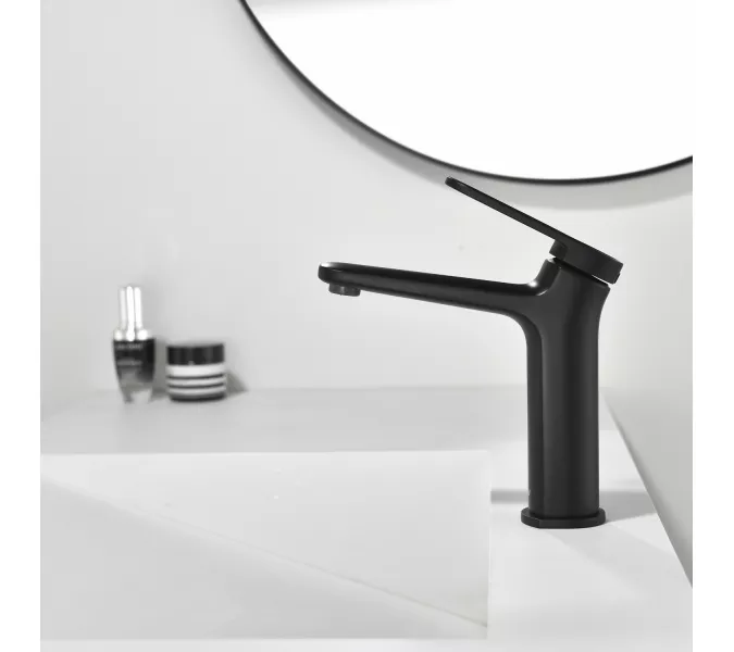 Смеситель для раковины Black&White GF-7109-GM, Выбрать цвет: Оружейная сталь, изображение 3