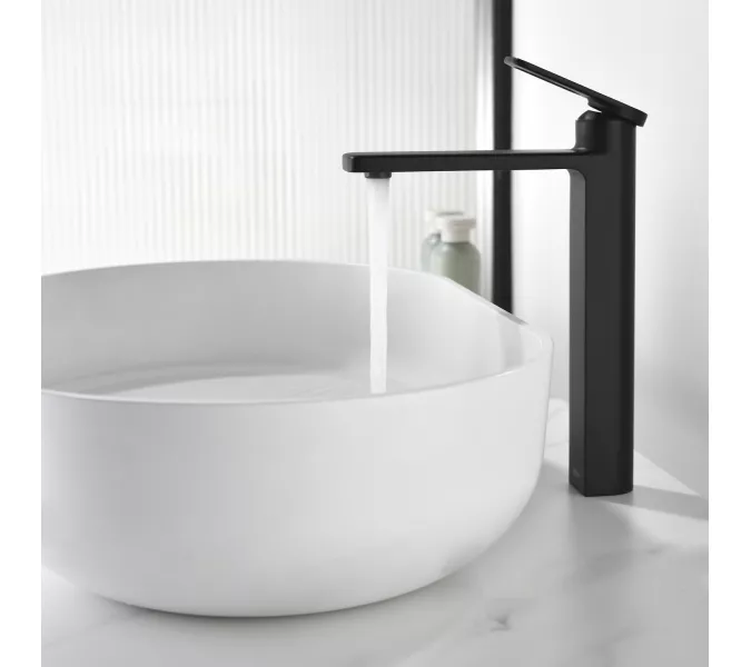 Смеситель для раковины Black&White GF-7203-GM, Выбрать цвет: Оружейная сталь, изображение 4