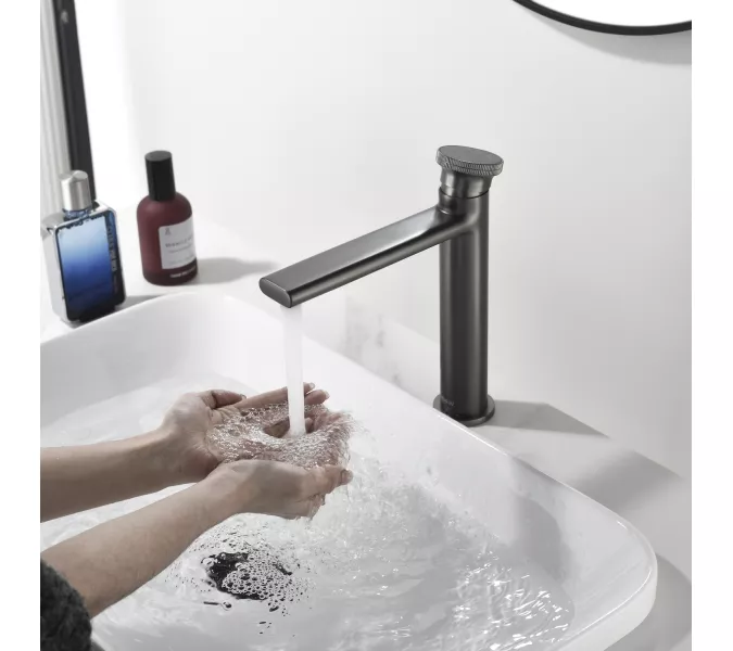 Смеситель для раковины Black&White GF-7307-С, Выбрать цвет: Хром, изображение 4