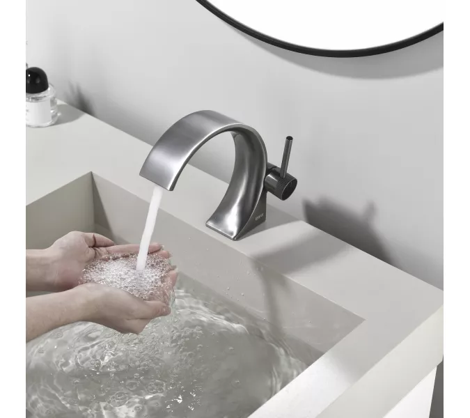 Смеситель для раковины Black&White GF-7106-С, Выбрать цвет: Хром, изображение 4