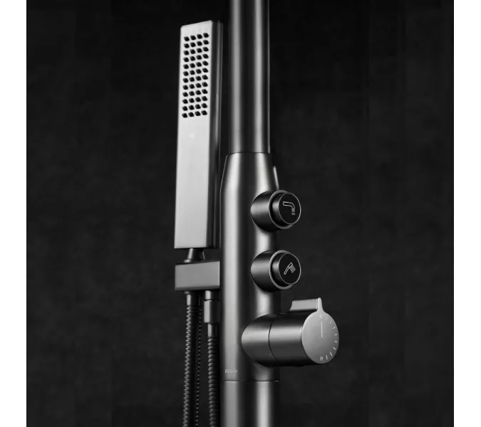 Отдельностоящий смеситель для ванны Black&White U7752GM, изображение 3