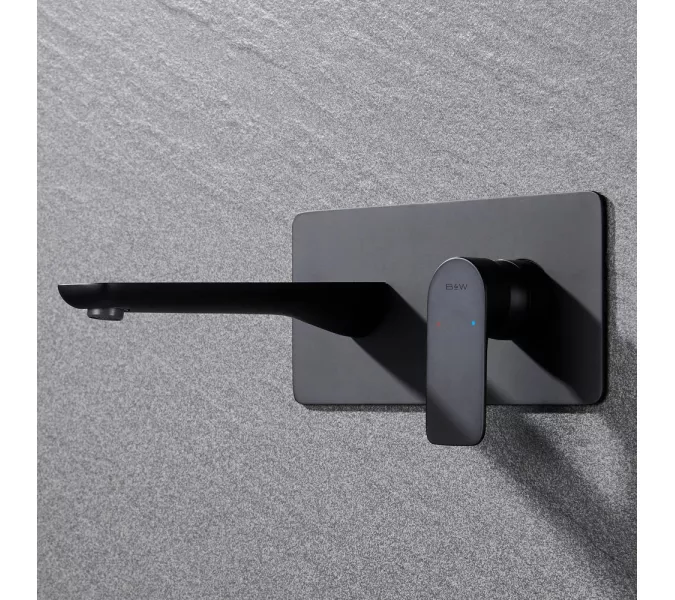 Смеситель для раковины встраиваемый  Black&White UK8306B