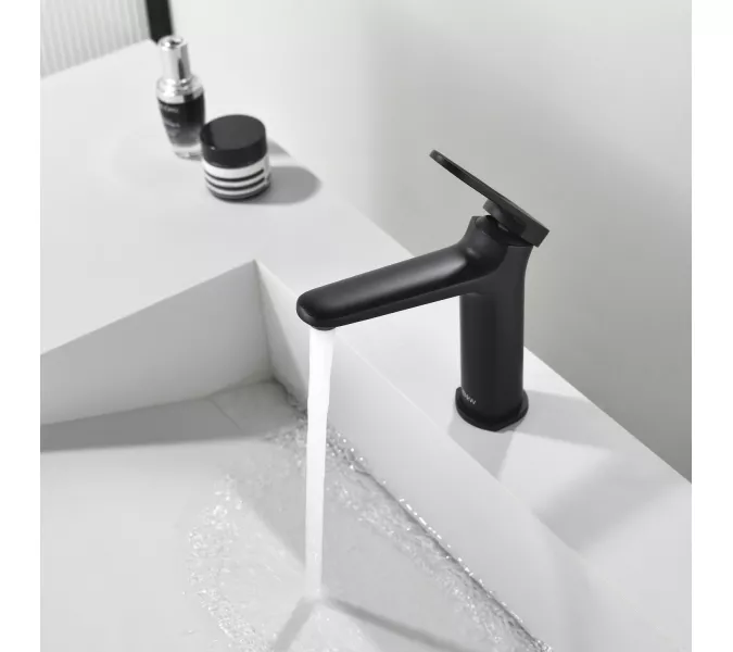 Смеситель для раковины Black&White GF-7109-MB, Выбрать цвет: Черный, изображение 11