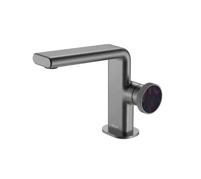 Смеситель для раковины Black&White GF-7207-GM, Выбрать цвет: Оружейная сталь