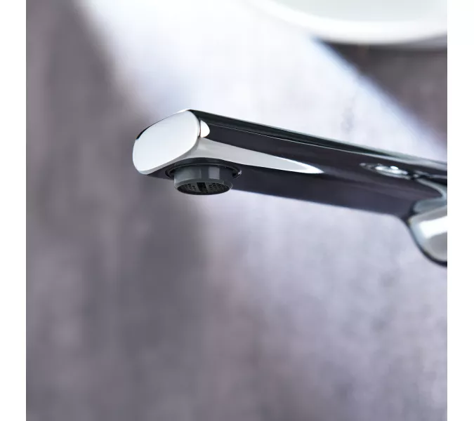 Смеситель для раковины встраиваемый Black&White GF-7407-С, Выбрать цвет: Хром, изображение 7