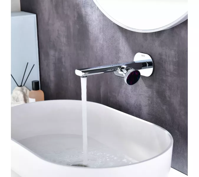 Смеситель для раковины встраиваемый Black&White GF-7407-С, Выбрать цвет: Хром, изображение 6