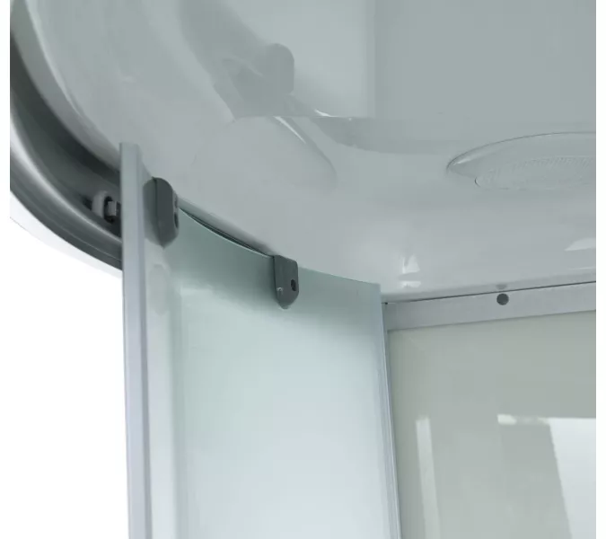 Душевая кабина AvaCan C3010/3080/3090 средний поддон, Цвет стекла: матовое, Цвет профиля: Хром, Тип поддона: Средний, Выбрать размер: 100х100, Внешний вид: Гидромассаж + электрика, Наличие крыши: есть, изображение 10