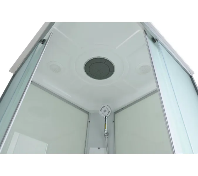 Душевая кабина AvaCan CK2010/2080/2090, Цвет стекла: матовое, Цвет профиля: Хром, Тип поддона: Низкий, Выбрать размер: 100х100, Внешний вид: без гидромассажа, Наличие крыши: есть, изображение 15