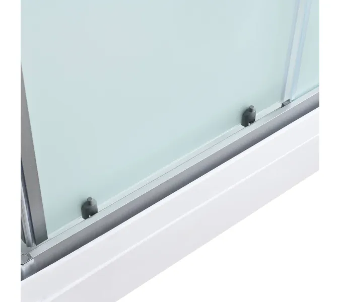 Душевая кабина AvaCan CK2010/2080/2090, Цвет стекла: матовое, Цвет профиля: Хром, Тип поддона: Низкий, Выбрать размер: 100х100, Внешний вид: без гидромассажа, Наличие крыши: есть, изображение 11