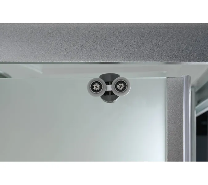 Душевая кабина AvaCan CK2010/2080/2090, Цвет стекла: матовое, Цвет профиля: Хром, Тип поддона: Низкий, Выбрать размер: 100х100, Внешний вид: без гидромассажа, Наличие крыши: есть, изображение 18