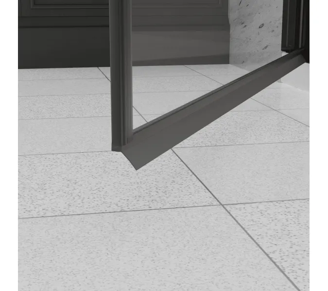 Душевая дверь RGW Dolphin TN-03B, Цвет стекла: прозрачное, Цвет профиля: Черный, Выбрать размер: 80, изображение 3