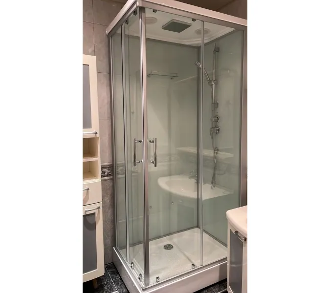 Душевая кабина Frank F1000  100*80 универсальная, изображение 4