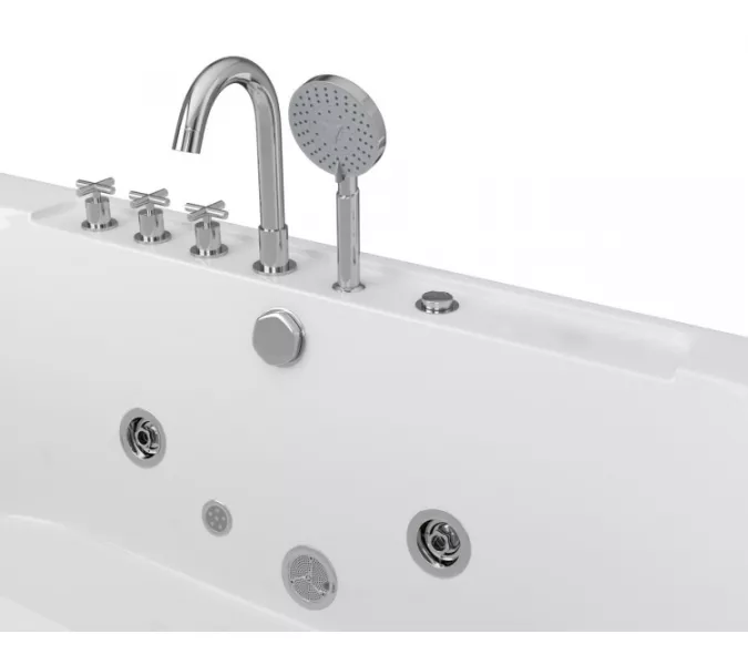 Ванна акриловая Frank F109 с гидромассажем, изображение 2