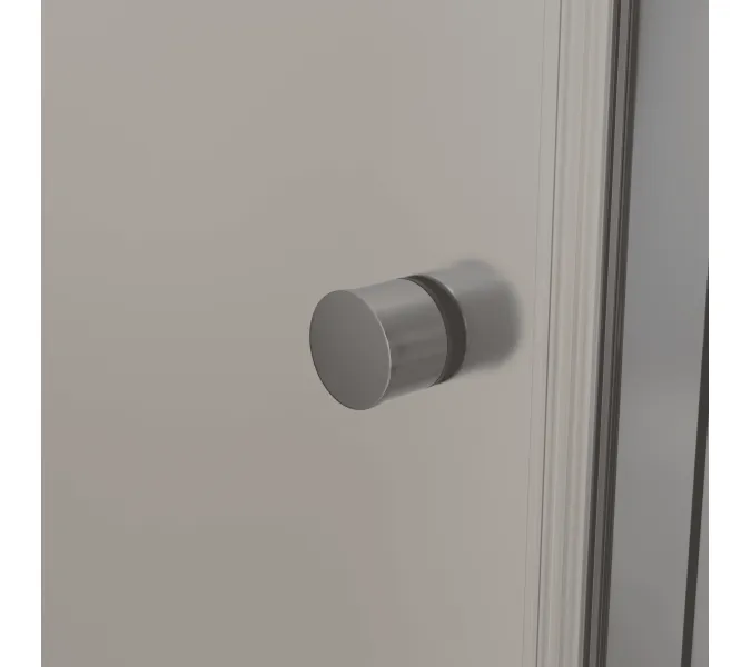 Душевая дверь Dolphin TN-03, Цвет стекла: фабрик (Fabrik), Цвет профиля: Хром, Выбрать размер: 80, изображение 4