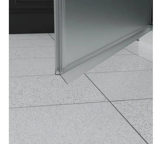 Душевая дверь Dolphin TN-03, Цвет стекла: фабрик (Fabrik), Цвет профиля: Хром, Выбрать размер: 80, изображение 5