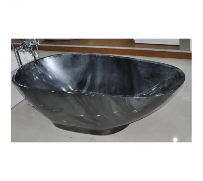 Ванна акриловая Frank F180 Обсидиан 180х85, изображение 4