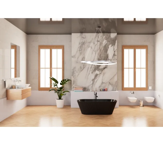 Ванна акриловая Frank  F6103 Black/Black, Выбрать цвет: Черный, изображение 5