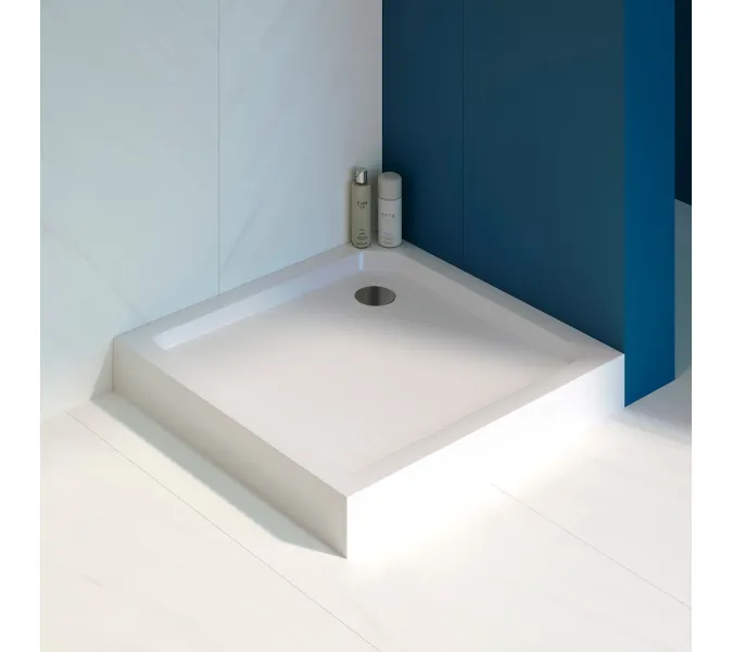 Душевой поддон квадратный RGW SMC-C-088 Белый, Тип поддона: Средний, Выбрать размер: 80х80, изображение 3