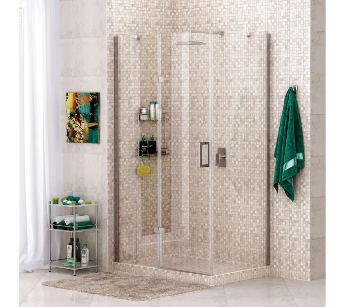 Душевой уголок WasserKRAFT Aller 10H, Цвет стекла: прозрачное, Цвет профиля: Хром, Выбрать размер: 80х120, Ориентация: Левая, изображение 7