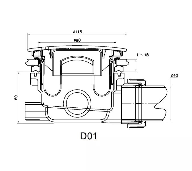 Душевой поддон с сифоном RGW SMC/R-C ножки+сифон, Тип поддона: Средний, Выбрать размер: 80х80, изображение 14