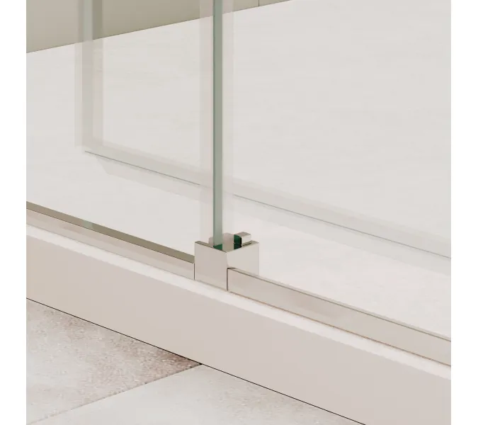 Душевой уголок RGW SV-42-1 (SV-12 + Z-060-2), Цвет стекла: прозрачное, Цвет профиля (вариация): Хром, Выбрать размер: 1100x1000, изображение 6