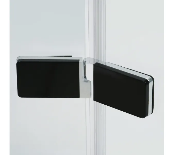 Душевой уголок WasserKRAFT AllerBLACK MATT Хром/Черный матовый, Цвет стекла: прозрачное, Цвет профиля: Хром, Выбрать размер: 80х120, Ориентация: Правая, изображение 13