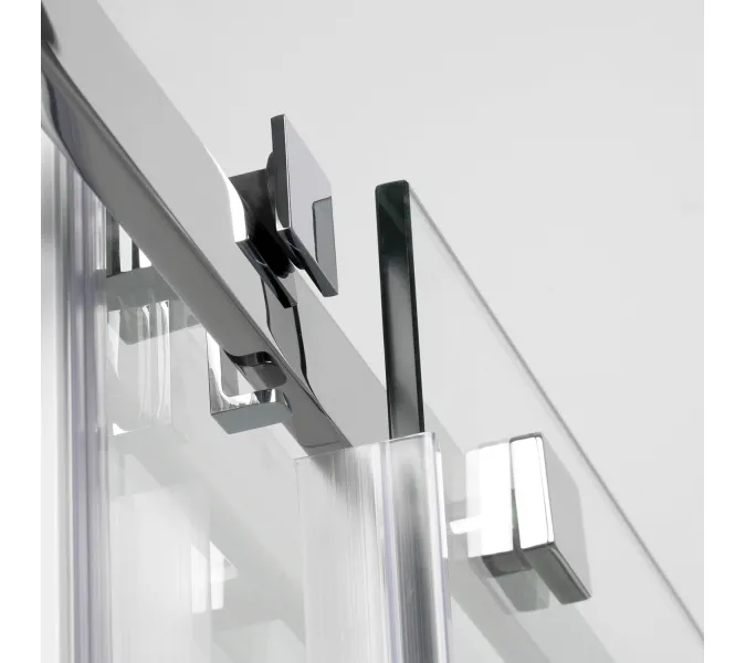 Душевой уголок WasserKRAFT Alme 15R прозрачное стекло/хром, Цвет стекла: прозрачное, Цвет профиля: Хром, Выбрать размер: 80х140, изображение 11