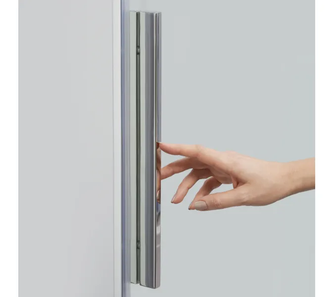 Душевой уголок WasserKRAFT Alme 15R прозрачное стекло/хром, Цвет стекла: прозрачное, Цвет профиля: Хром, Выбрать размер: 80х140, изображение 12