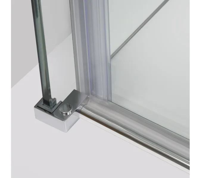 Душевой уголок WasserKRAFT Alme 15R прозрачное стекло/хром, Цвет стекла: прозрачное, Цвет профиля: Хром, Выбрать размер: 80х140, изображение 13