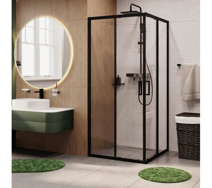 Душевой уголок квадратный WasserKRAFT Dill  61S03 90х90 прозрачное стекло, изображение 4