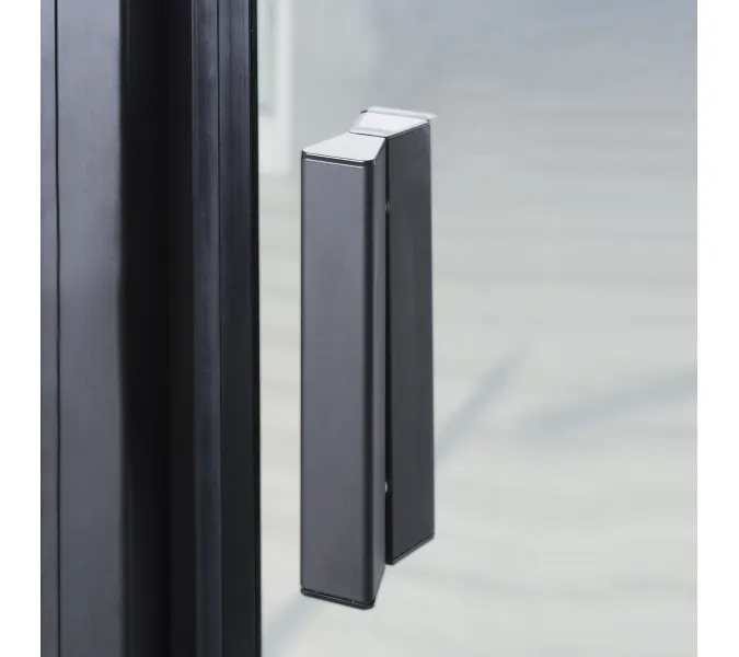 Душевой уголок  Wasserkraft  Elbe 74P, Цвет стекла: прозрачное, Цвет профиля: Черный, Выбрать размер: 80х80, изображение 13