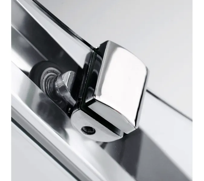 Душевой уголок полукруглый WasserKRAFT Lippe 45S00/45S01 прозрачное стекло, Цвет стекла: прозрачное, Цвет профиля: Хром, Выбрать размер: 80х80, изображение 5