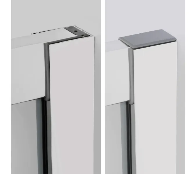 Душевой уголок WasserKRAFT Lippe 90х120 прозрачное стекло, хром, Внешний вид: Прямоугольный, изображение 5