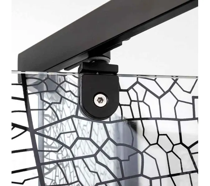 Душевой уголок AvaCan PB 90/100, Цвет стекла: с рисунком, Цвет профиля: Черный, Выбрать размер: 90х90, изображение 75