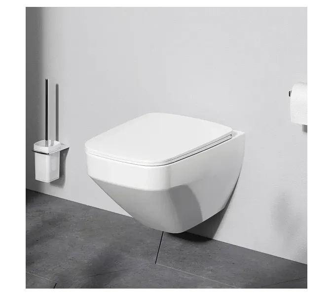 Унитаз подвесной с инсталляцией AM.PM Inspire 2.0 сиденье микролифт, черной сенс. клавишей, изображение 3