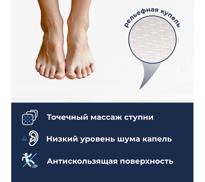 Душевой поддон квадратный керамический RGW CR, Выбрать цвет: Белый, Выбрать размер: 900x900, изображение 8