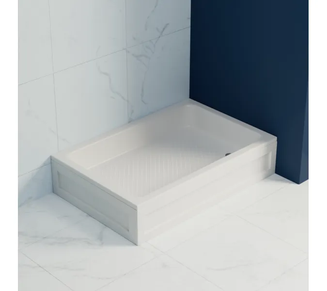 Душевой поддон прямоугольный RGW B/CL-S, Выбрать цвет: Белый, Выбрать размер: 900x1200, изображение 4