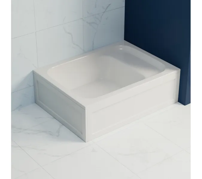 Душевой поддон прямоугольный RGW BC/L (с сиденьем), Выбрать размер: 90х120, изображение 3