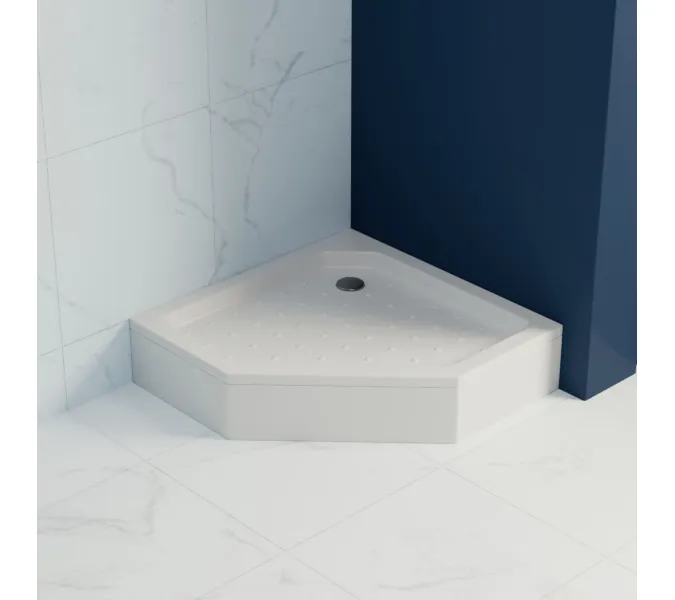 Душевой поддон трапеция RGW STYLE-TR, Выбрать цвет: Белый, Выбрать размер: 900х900, изображение 2