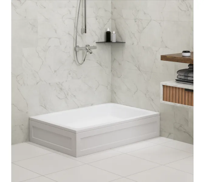 Душевой поддон прямоугольный RGW B/CL-S, Выбрать цвет: Белый, Выбрать размер: 900x1200, изображение 3